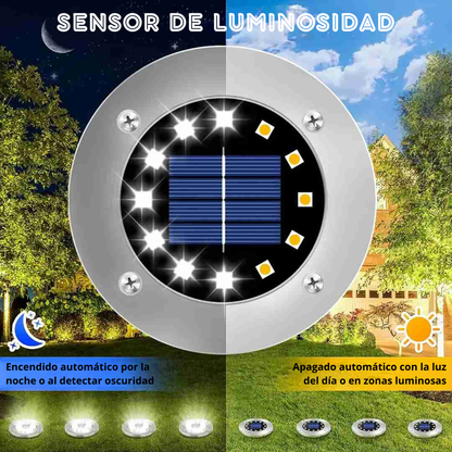 Luces LED Solares de Jardín