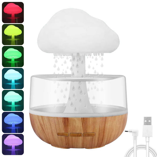 Mini Humidificador de Aire USB Eléctrico Aroma Purificador de Aceite Esencial Aromaterapia Mist Maker Luces para el coche Casa Dormitorio